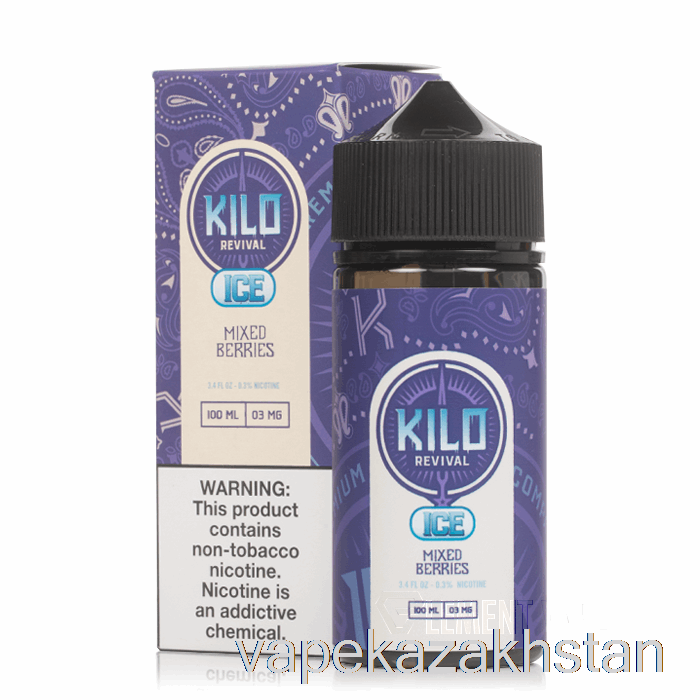 Vape Kazakhstan ICE Mixed Berries - KILO Revival - 100mL 0mg